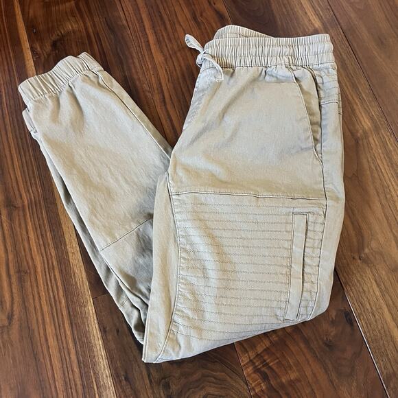 Ring Of Fire Men Pants Jogger Beige Size XL - Picture 1 of 10